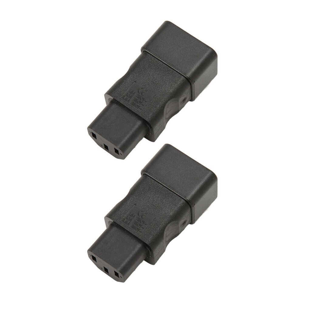 2 kpl IEC320 C20 - IEC320 C13 virtalähde Plug and Play C20 - C13 virtapistorasovitin UPS PDU -palvelimelle Ups Socket hinta ja tiedot | Adapterit | hobbyhall.fi