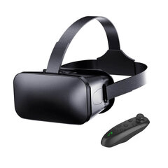 3D VR Virtual Reality Headset 3D VR -lasit peliohjaimella IOS:lle Android-puhelimille Lapset Aikuiset (V6 Glasses Y1 Black Handle) hinta ja tiedot | Älylaitteiden lisätarvikkeet | hobbyhall.fi