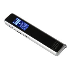 Digitaalinen äänitallennin Al Älykäs kohinanvaimennus Äänestä tekstiksi Ääniaktivoitu MP3-tallennin luentohaastatteluun 32GB hinta ja tiedot | MP3-soittimet, MP4-soittimet | hobbyhall.fi