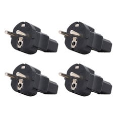 4 kpl 2-paikkainen pistoke IEC320 C13-virtalähteeseen Professional-C13-virtapistoke-adapteri kannettavaan tulostimeen 100- hinta ja tiedot | Adapterit | hobbyhall.fi