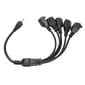 3-piikkinen 1–5 pistorasiavirtajohto Heavy Duty 16AWG 18AWG 5-suuntainen virtajohdon jakaja tietokoneen LED-lavavalolle hinta ja tiedot | Adapterit | hobbyhall.fi