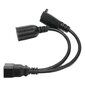 IEC320 C20 - 5 20R 5 20R virtajohto Universal Standard Y Splitter -virtasovittimen kaapeli tietokoneeseen HDTV-näyttö 1,0 jalkaa hinta ja tiedot | Adapterit | hobbyhall.fi