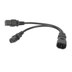 IEC320 C14 - C19 ja C13 Virtajohto Yksi IEC 320 C14 - C19 C13 Y -jakajan virtajohto 10A 250V 12,6 tuumaa hinta ja tiedot | Adapterit | hobbyhall.fi