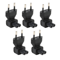 5 kpl IEC320 C7 virtasovittimen uros IEC320 C7 naaras virtapistokkeen sovittimen kyynärpää 125- hinta ja tiedot | Adapterit | hobbyhall.fi