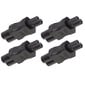 4 kpl IEC320 C6 - IEC320 C7 virtasovitin Plug and Play PDU-kotelon virtamuunnin kannettavalle tietokoneelle hinta ja tiedot | Adapterit | hobbyhall.fi