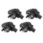 4 kpl 3-nastainen pistoke IEC 320 C5 -virtalähteeseen Universal Standard Computer Power Adapter 100- hinta ja tiedot | Adapterit | hobbyhall.fi