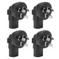 4 kpl IEC320 C13 -virtalähde 10A 2500 W Plug and Play -tietokoneen virtalähde 100- hinta ja tiedot | Adapterit | hobbyhall.fi