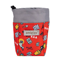 Herkkuannostelija Amiplay Amik TravelDog, 8x6x10 cm, punainen hinta ja tiedot | Koiran koulutustarvikkeet | hobbyhall.fi