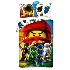 Lasten vuodevaatteet Ninjago vuodevaatteet, 140x200 cm, 2 kpl hinta ja tiedot | Vuodevaatteet lapsille | hobbyhall.fi