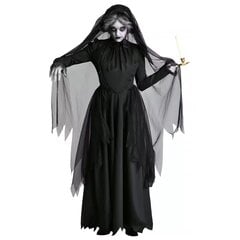 Naisten Halloween Ghost Morsian Cosplay puku pelottava noita vampyyri musta mekko hinta ja tiedot | Naamiaisasut | hobbyhall.fi