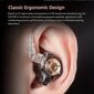 KZ EDX Pro X In Ear Monitor Kuulokkeet Langalliset IEM-kuulokkeet Dual DD HiFi Stereo Sound Kuulokkeet Melua vaimentavat kuulokkeet hinta ja tiedot | Kuulokkeet | hobbyhall.fi