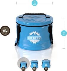 Iceberk Camping kokoontaitettava lämpösäiliö, 11 l hinta ja tiedot | Iceberk Urheilu ja vapaa-aika | hobbyhall.fi