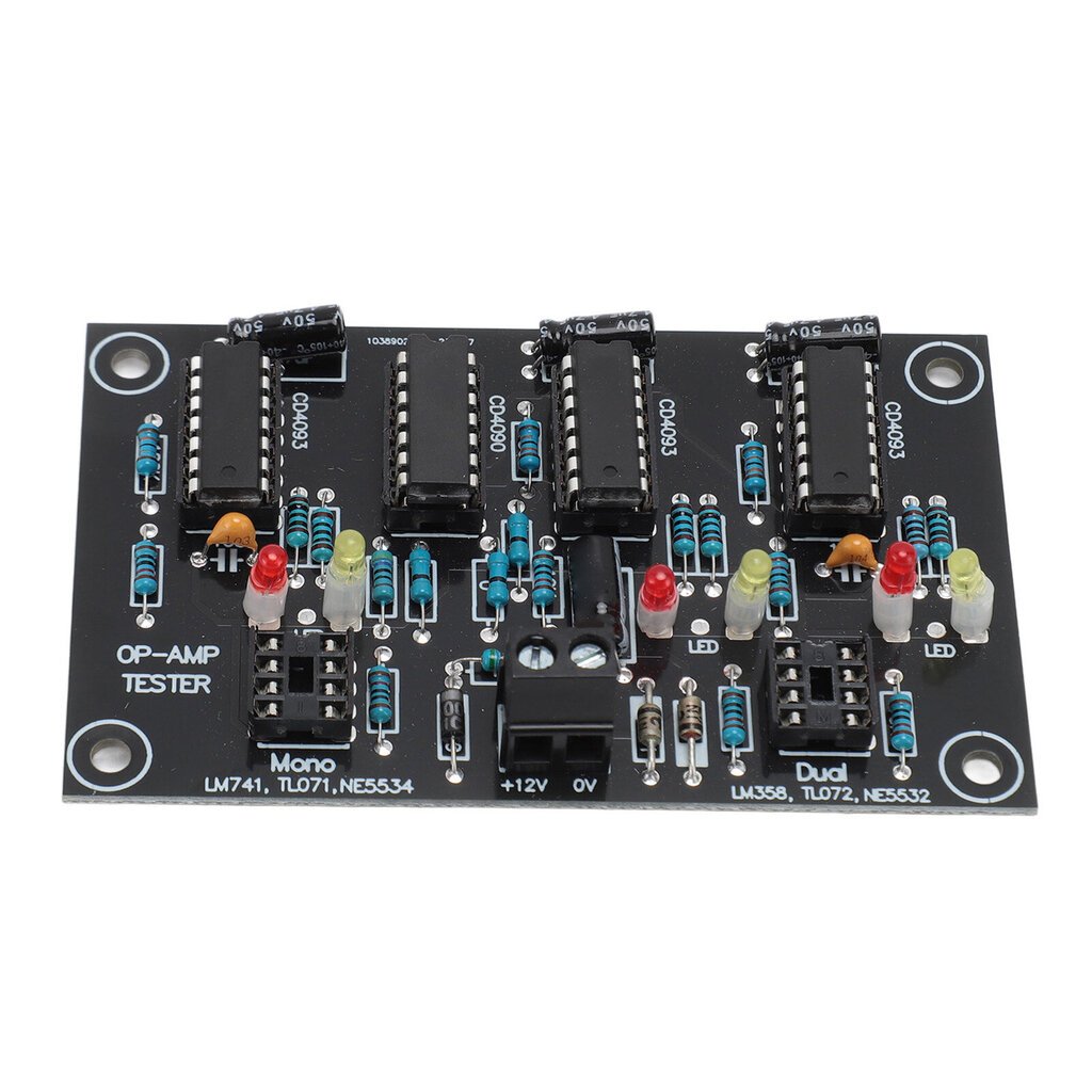 OP AMP Module Professional Single Dual OP vahvistinkortti TL071 TL072 TL081 TL082 LM741 LF356 NE5534 hinta ja tiedot | Stereojärjestelmät | hobbyhall.fi