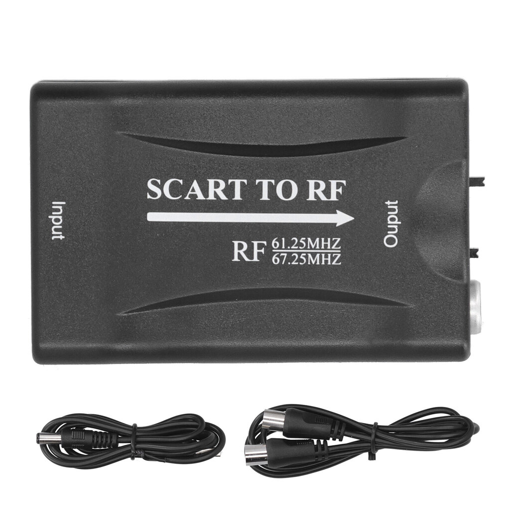 SCART - RF-videosovitin RF 67,25Mhz/61,25Mhz -lähtömuunnin TV Boxille hinta ja tiedot | Stereojärjestelmät | hobbyhall.fi