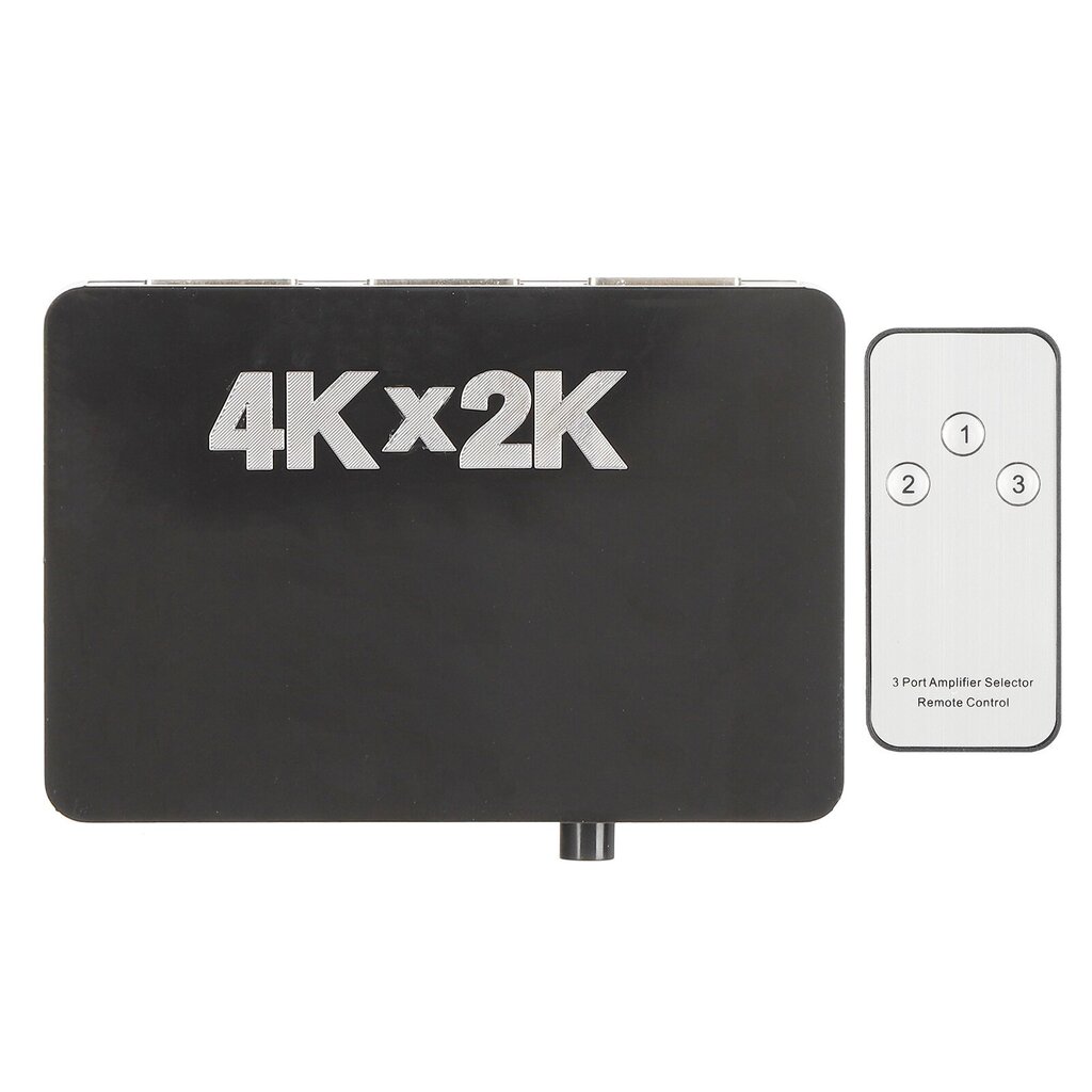 3 tulon 1 lähdön kytkin HDMI-yhteensopiva 2Kx4K HD -videosignaalin jakaja kaukosäätimellä hinta ja tiedot | Stereojärjestelmät | hobbyhall.fi