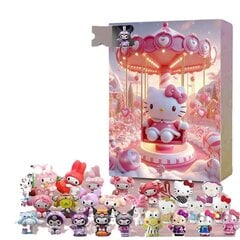 2024 Halloween puvut Uusi Sanrio Hellokitty Hello Kitty kalenteri laatikot Sanrio 24 reikä joulu kaihtimet laatikko hinta ja tiedot | Joulukuusen koristeet | hobbyhall.fi