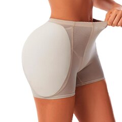 Naisten sieni pehmustetut pikkuhousut Push Up Butt Lifter Fake Ass pikkuhousut Sexy Hip Enhancer Bodyshorts Controlling alusvaatteet pehmuste istuin - Beige hinta ja tiedot | Muotoilevat alusvaatteet | hobbyhall.fi