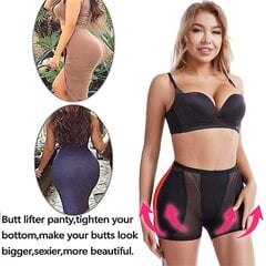 Naisten sieni pehmustetut pikkuhousut Push Up Butt Lifter Fake Ass pikkuhousut Sexy Hip Enhancer Bodyshorts Controlling alusvaatteet pehmuste istuin - musta hinta ja tiedot | Muotoilevat alusvaatteet | hobbyhall.fi