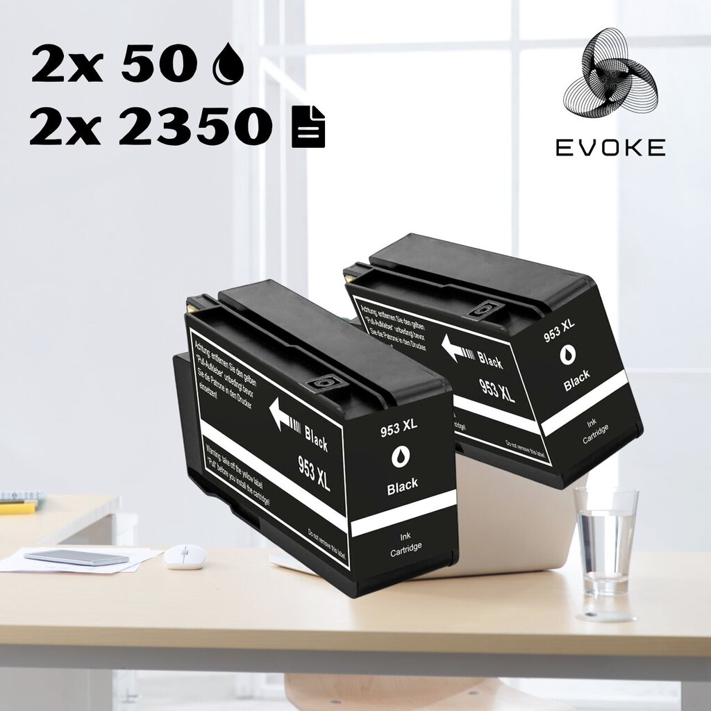 Tulostuskasetit HP 953 XL SET, 2350 sivua musta, 2160 sivua syaani punainen keltainen, muste yhteensopiva Officejet Pro 7720, 7730, 7740, 8210, 8218, 8700, 8710, 8715, 8720, 8725, 8730, 8740 kanssa. hinta ja tiedot | Mustekasetit | hobbyhall.fi