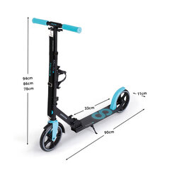 Scooter Movino Infinity Scooter Teal, sininen hinta ja tiedot | Potkulaudat | hobbyhall.fi