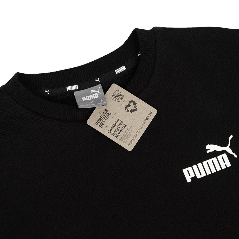 Miesten neule Puma ESS Small Logo Crew 586684 01, musta hinta ja tiedot | Miesten neuleet ja villapaidat | hobbyhall.fi