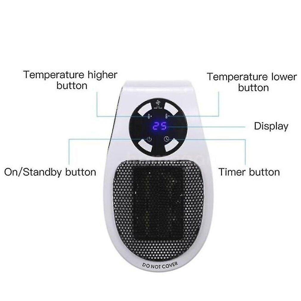 Lämmitin 500w 220v Pistorasiat Tuuletin Lämmitin Minilämmitin | Sähkölämmitin hinta ja tiedot | Lämmittimet | hobbyhall.fi