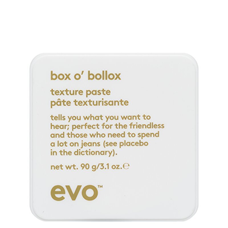 Elämänmuutospasta evo box o' Bollox, 90ml hinta ja tiedot | Kampaamotuotteet | hobbyhall.fi