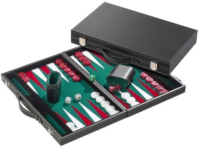 Backgammon Philos Green, 38x23,5 cm hinta ja tiedot | Lautapelit ja älypelit | hobbyhall.fi