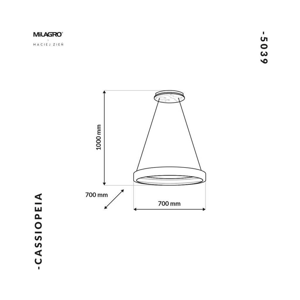 Cassiopeia 8,5 w LED-riippuvalaisin hinta ja tiedot | Riippuvalaisimet | hobbyhall.fi