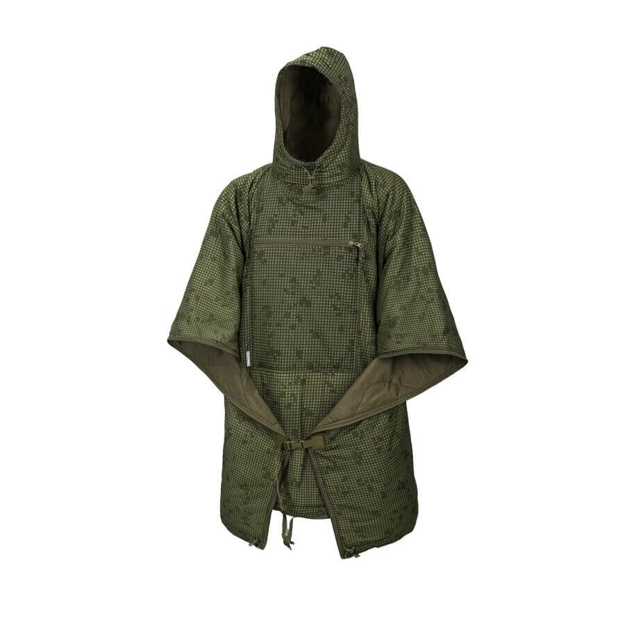 Helikon Swagman Poncho, Desert Night Camo hinta ja tiedot | Vedenpitävät retkeilyvarusteet | hobbyhall.fi