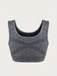 Plus Solid Wireless Bra·Grey·1XL hinta ja tiedot | Naisten aluspaidat | hobbyhall.fi