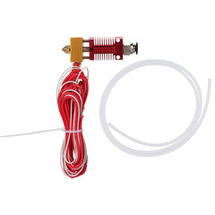 CR10 Red Extruder Hotend Kit Ulkoinen kierreliitäntä 3D-tulostimen tarvikkeet (12V 40W) hinta ja tiedot | Tulostustarvikkeet | hobbyhall.fi