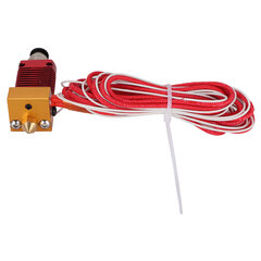 CR10 Red Extruder Hotend Kit Ulkoinen kierreliitäntä 3D-tulostimen tarvikkeet (12V 40W) hinta ja tiedot | Tulostustarvikkeet | hobbyhall.fi