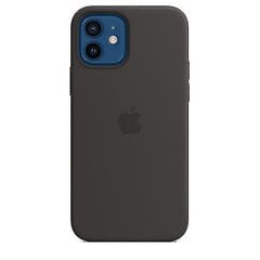 Silikonikotelo iPhone 12:lle ja 12 Pro12 Prolle MAXBlack hinta ja tiedot | Puhelimen kuoret ja kotelot | hobbyhall.fi