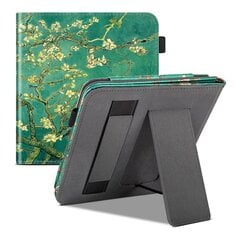 Premium PU Leather Sleeve Cove Stand Case 7" Kobo Libra Color (2024), jossa kaksi käsihihnaa ja Auto Sleep/WakePlum Blossom hinta ja tiedot | Puhelimen kuoret ja kotelot | hobbyhall.fi