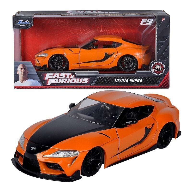 Fast & Furious 2020 Toyota Supra F9 F9 1:24 lelu hinta ja tiedot | Poikien lelut | hobbyhall.fi