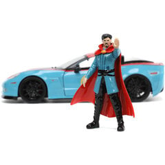 Dr Strange Chevy Corvette ja hahmo 1:24, malli Jada Toys hinta ja tiedot | Poikien lelut | hobbyhall.fi