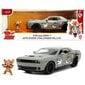 Tom ja Jerry dodge challenger hellcat auton malli, Jerry figuuri 20 cm 1/24 JADA hinta ja tiedot | Poikien lelut | hobbyhall.fi