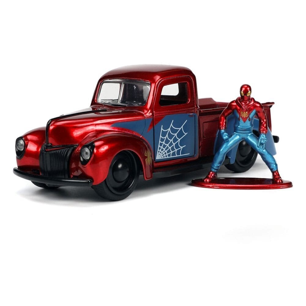 Metallimalli Jada Die-Cast Marvel 1941 Ford Pick Up hahmolla 1:32 hinta ja tiedot | Poikien lelut | hobbyhall.fi