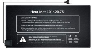 HeatPad Lämmitysmatto, 52,7x25,4 cm hinta ja tiedot | Eksoottisten lemmikkien tarvikkeet | hobbyhall.fi