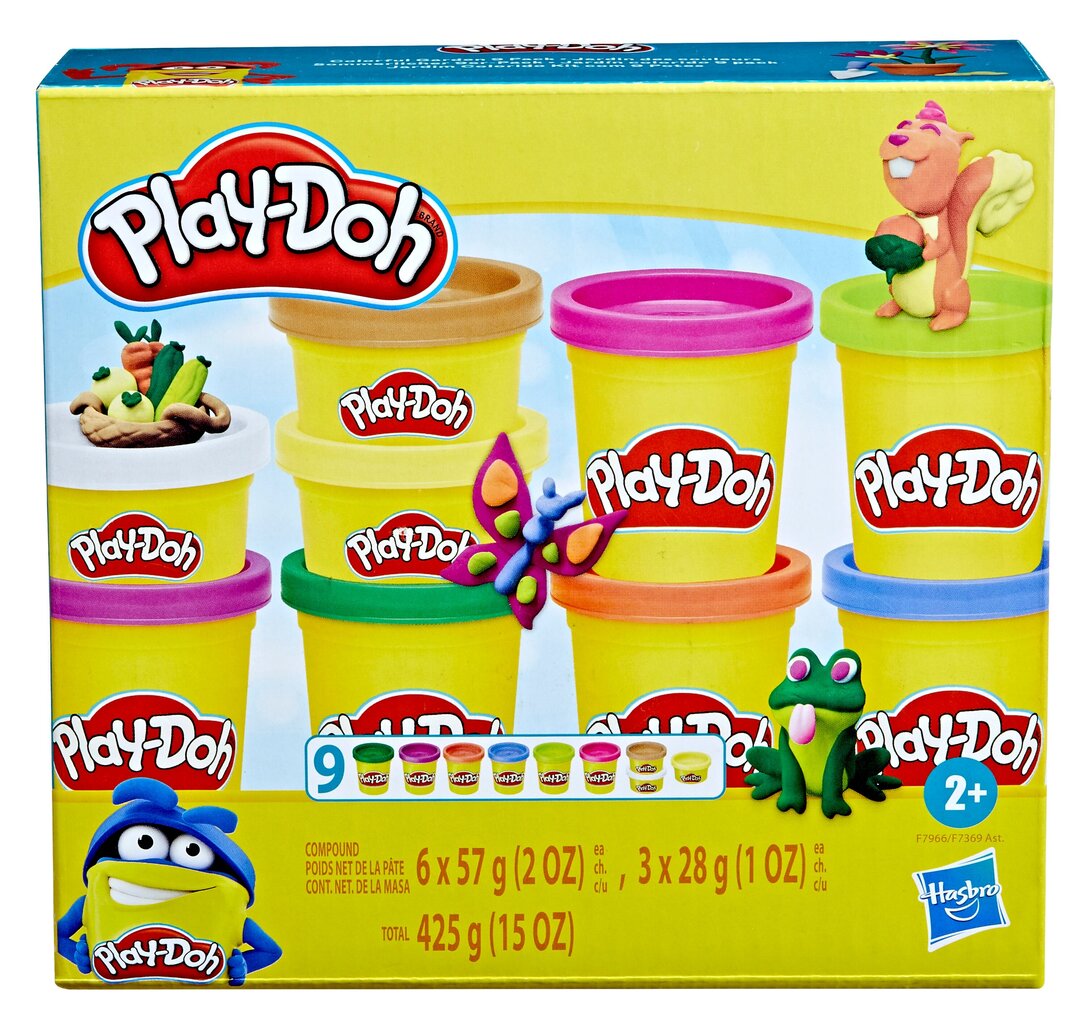 Plastilino rinkinys, 9 vnt. hinta ja tiedot | Kehittävät lelut | hobbyhall.fi