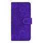 Lompakkokotelo Samsung Galaxy A52/A52S Premium PU-nahkaiselle läppäsuojalle Mandala Purple hinta ja tiedot | Puhelimen kuoret ja kotelot | hobbyhall.fi