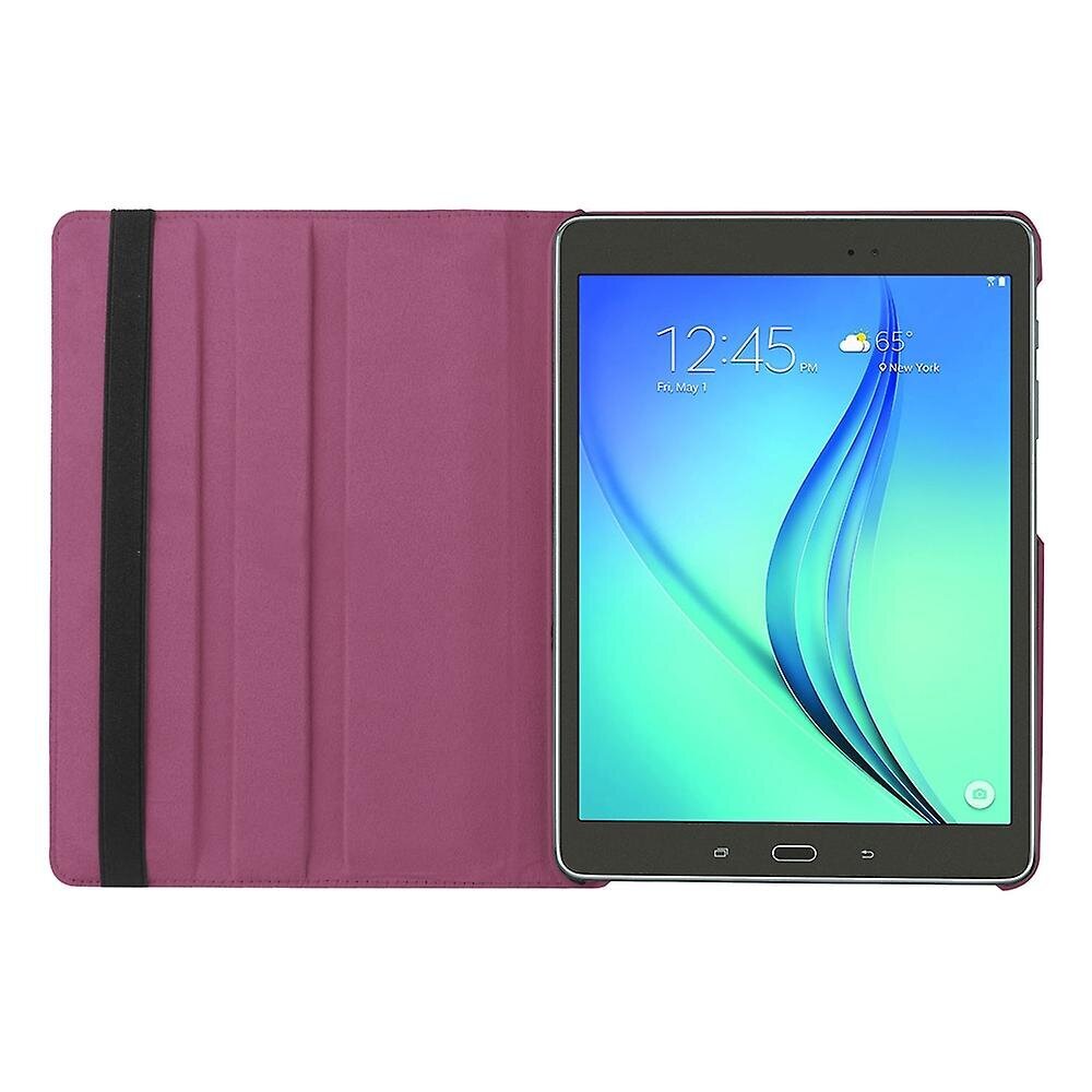 Samsung Galaxy Tab S2 9.7 Lychee Litchi Grain Nahkainen pyörivä jalustan kansiSamsung Galaxy Tab S2 9.7 T810 Purple hinta ja tiedot | Puhelimen kuoret ja kotelot | hobbyhall.fi