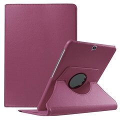 Samsung Galaxy Tab S2 9.7 Lychee Litchi Grain Nahkainen pyörivä jalustan kansiSamsung Galaxy Tab S2 9.7 T810 Purple hinta ja tiedot | Puhelimen kuoret ja kotelot | hobbyhall.fi