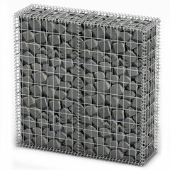 Gabion 100x100x30 cm hinta ja tiedot | Aidat ja tarvikkeet | hobbyhall.fi