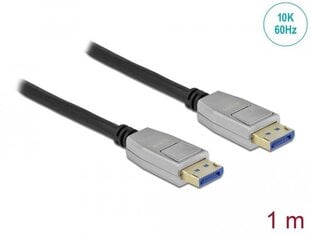 Delock, DisplayPort 2.0, 1 m hinta ja tiedot | Kaapelit ja adapterit | hobbyhall.fi