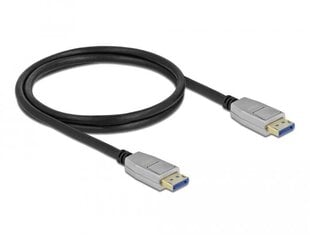 Delock, DisplayPort 2.0, 1 m hinta ja tiedot | Kaapelit ja adapterit | hobbyhall.fi