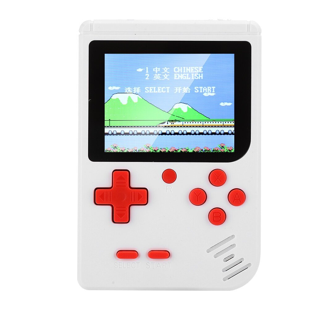 Kädessä pidettävä peliohjain 2,8 tuuman HD Color Screen 400 Classic Games -peliohjain WhiteWhite hinta ja tiedot | Ohjaimet ja lisätarvikkeet | hobbyhall.fi