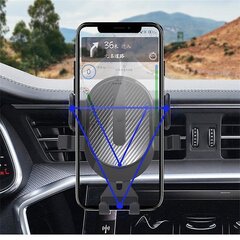 Auto Sucker -autopuhelinteline jalusta autossa GPS-kiinnitystuki Gravity-puhelinteline iPhone Huawei Samsung -älypuhelimille hinta ja tiedot | Puhelintelineet | hobbyhall.fi