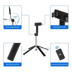 Selfie Stick Bluetooth -kaukosäädintelineen kolmijalkateline iPhone Universalille hinta ja tiedot | Puhelintelineet | hobbyhall.fi